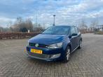 Volkswagen Polo Highline 1.2 TSI 77KW 2011 Blauw, Auto's, Voorwielaandrijving, Stof, 40 €/maand, Beige