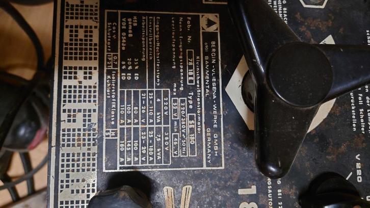 Bergin Lasapparaat 180 SE - Klaar voor gebruik!, Doe-het-zelf en Verbouw, Gereedschap | Lasapparaten, Gebruikt, Elektroden, 150 tot 250 ampère