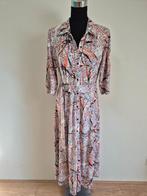 J607 - Fleurige K-Design maxi dress maat M (1), Ophalen of Verzenden, Zo goed als nieuw, Onder de knie