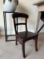 Houten Peuterstoeltje, Ophalen, Gebruikt, Bruin, Eén