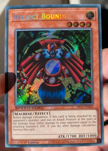 Yu-Gi-Oh! Reflect Bounder SBC1 1st Ed Duel Promo ! beschikbaar voor biedingen