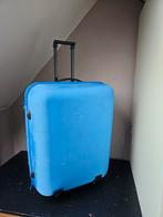 Koffer, hardcase, blauw, Sieraden, Tassen en Uiterlijk, Koffers, Gebruikt, Ophalen of Verzenden, Hard kunststof