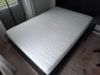 Ikea bed MALM, Ophalen, Bruin, 140 cm, Zo goed als nieuw