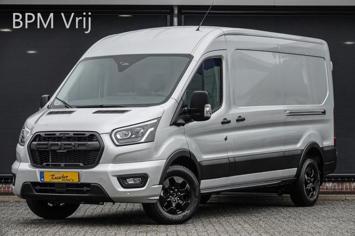 Ford Transit L3H2 | 2.0Tdci 165Pk | 350 | Raptor Edition | 2, Auto's, Bestelauto's, Bedrijf, Te koop, 360° camera, ABS, Achteruitrijcamera