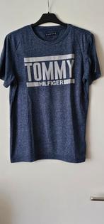 Tommy Hilfiger shirt, blauw gemêleerd, maat 176, Kinderen en Baby's, Kinderkleding | Maat 176, Jongen, Tommy Hilfiger, Ophalen of Verzenden