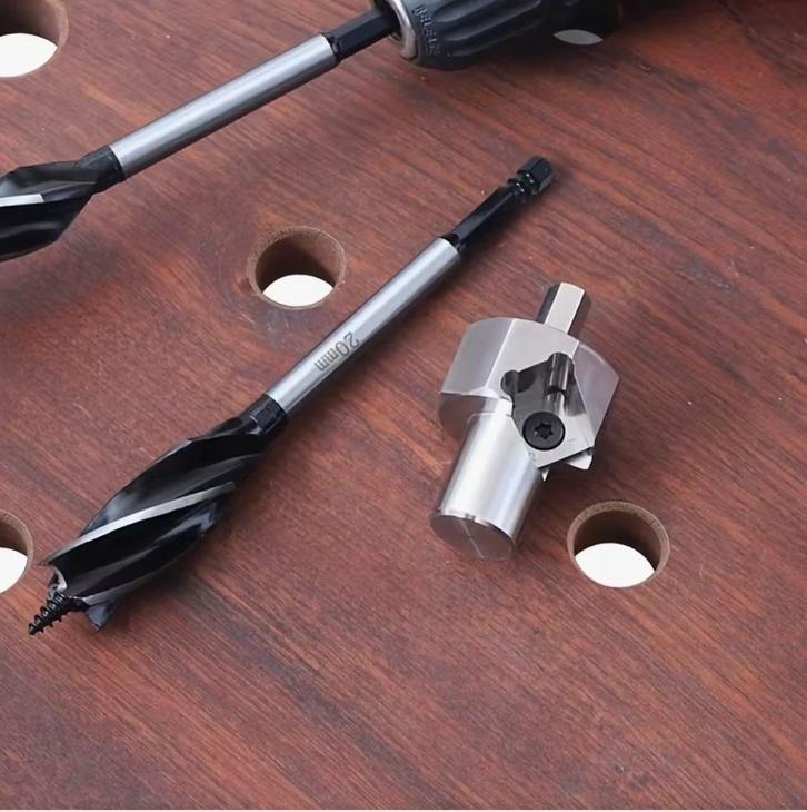 Hondsgaten boren 19 & 20mm + verzinkboren voor MFT, Doe-het-zelf en Verbouw, Gereedschap | Handgereedschap, Nieuw, Ophalen of Verzenden