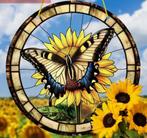 Raamhanger zonnebloem met vlinder, Verzenden, Nieuw