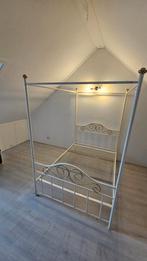 Tweepersoons Hemelbed 140x183, Ophalen, Gebruikt, Wit, Romantisch