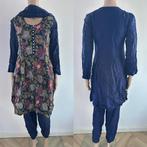 Salwar kameez anarkali churidar saree lengha jurk blauw S, Blauw, Ophalen of Verzenden, Zo goed als nieuw, Maat 36 (S)