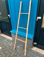 Bamboe handdoek ladder ter decoratie met 3 sporten, Ophalen, Zo goed als nieuw