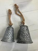 2 grote zinken kerst klokken, Ophalen of Verzenden, Zo goed als nieuw