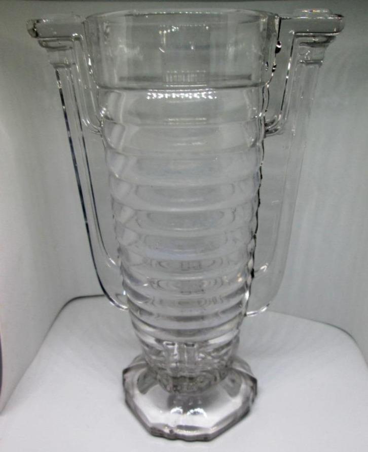 Val Saint Lambert Luxval Art Deco Marcelle celery vaas 30er, Antiek en Kunst, Antiek | Vazen, Ophalen