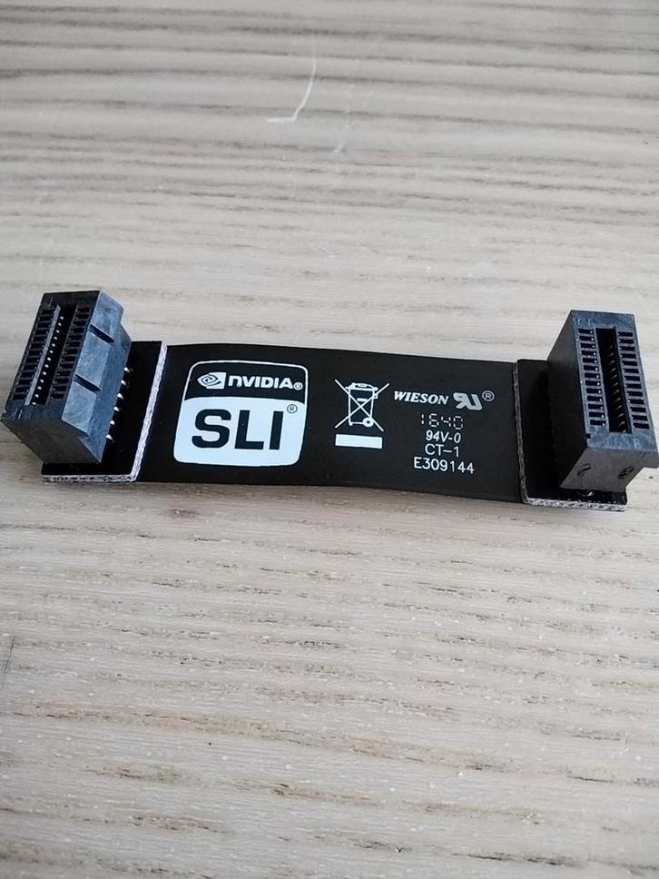 Nvidia SLI bridge, Computers en Software, Videokaarten, Zo goed als nieuw, Overige soorten, Ophalen of Verzenden