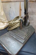 Bankiers lamp met emaille kap, Ophalen of Verzenden