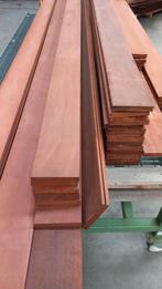 Partij van zo'n 18,5m2 hardhouten vlonderplanken., Tuin en Terras, Ophalen, Nieuw, Hout