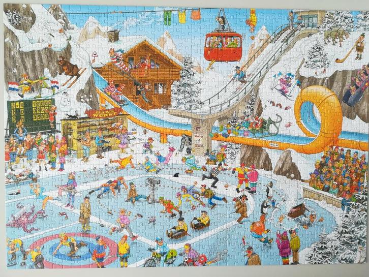 Jan van Haasteren legpuzzel, Hobby en Vrije tijd, Denksport en Puzzels, Zo goed als nieuw, Legpuzzel, 500 t/m 1500 stukjes, Ophalen of Verzenden