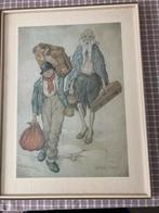 Anton pieck prenten ingelijst, Ophalen