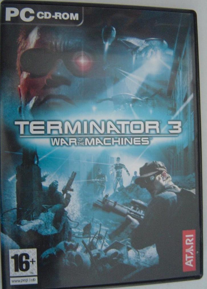 PC game Terminator 3 war of the machines, Spelcomputers en Games, Games | Pc, Zo goed als nieuw, Strategie en Constructie, 1 speler