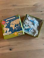 Wereldpuzzel met dieren - 50 stukjes - Nieuw!, Ophalen, 10 tot 50 stukjes, Nieuw, 4 tot 6 jaar
