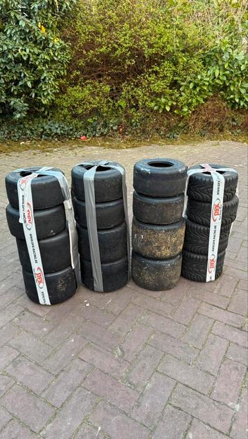 Diverse Apex kartbanden – Slick/Wet – zo goed als nieuw beschikbaar voor biedingen