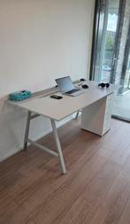 Ikea UTESPELARE gaming desk with HELMER drawer unit, Ophalen, In hoogte verstelbaar, Zo goed als nieuw, Bureau