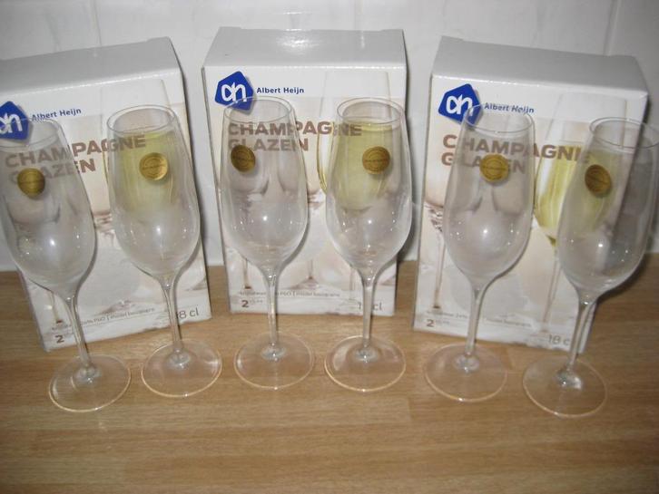 Bourgogne glazen Albert Heijn, Huis en Inrichting, Keuken | Servies, Nieuw, Glas of Glazen, Overige stijlen, Glas, Ophalen of Verzenden