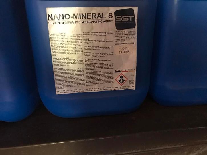 Nano Impregneermiddel Steen - totaal 35 Liter ( 7x 5l ), Doe-het-zelf en Verbouw, Verf, Beits en Lak, Nieuw, Beits, 20 liter of meer