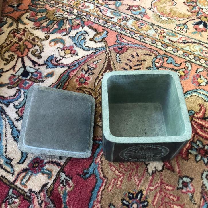 Vintage Sierdoosje met Deksel, Antiek en Kunst, Antiek | Woonaccessoires, Ophalen of Verzenden