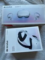 Oculus Quest 2 VR-bril met Elite Strap - met een account, Ophalen of Verzenden, Zo goed als nieuw, VR-bril, Pc