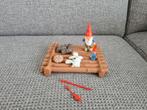 David de kabouter met vlot en hengel compleet vintage, Ophalen of Verzenden, Gebruikt