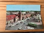 Ansichtkaart Heerlen station stationsplein, Verzamelen, Ophalen of Verzenden, 1960 tot 1980, Limburg