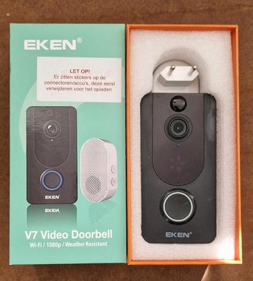EKEN V7 Video Deurbel - Nieuw in doos! beschikbaar voor biedingen