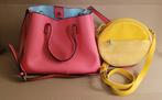 Rose en gele damestas Clockhouse en H&M, Ophalen of Verzenden, Zo goed als nieuw, Geel, Handtas