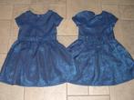 Kiabi 2 schattige blauwe jurkjes maat 104 en maat 110, Meisje, Kiabi, Ophalen of Verzenden, Zo goed als nieuw
