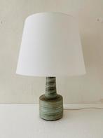 Keramiek tafellamp in groen , West Germany, Huis en Inrichting, Lampen | Tafellampen, Minder dan 50 cm, Overige materialen, Gebruikt