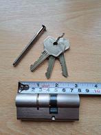 Cilindersloten SKG Dom Plura incl 3 sleutel, Doe-het-zelf en Verbouw, Hang- en Sluitwerk, Ophalen, Nieuw, Rvs, Slot