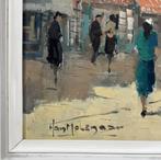 626. Olieverfschilderij, Han Molenaar – midden 20e eeuw, Antiek en Kunst, Kunst | Schilderijen | Klassiek, Ophalen of Verzenden