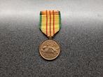 USA - Medaille  Vietnam  Service  3q mm  rond, Verzamelen, Amerika, Ophalen of Verzenden, Landmacht, Lintje, Medaille of Wings