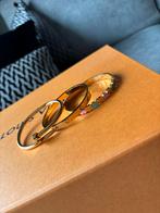 Mooie set bangle armbanden in stainless steel, Ophalen of Verzenden, Nieuw, Goud, Staal