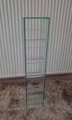 Glazen cd-rek - Boucadim, Huis en Inrichting, Woonaccessoires | Krantenbakken en Lectuurbakken, Ophalen