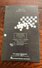 Medley from Chess - choral SATB, Muziek en Instrumenten, Ophalen of Verzenden, Zo goed als nieuw, Artiest of Componist, Filmmuziek en Soundtracks