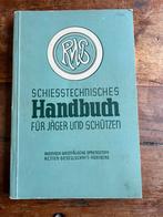 WO2 Duits handboek Jacht jagen RWS patronen wapens 1940, Ophalen of Verzenden, Duitsland, Boek of Tijdschrift