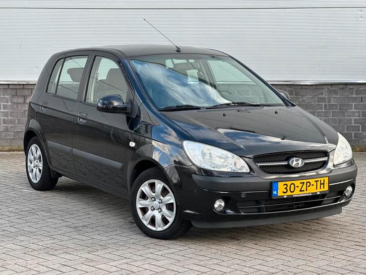Hyundai Getz 1.4 5DRS Automaat 2008 Zwart, Auto's, Hyundai, Particulier, Getz, ABS, Airbags, Airconditioning, Centrale vergrendeling