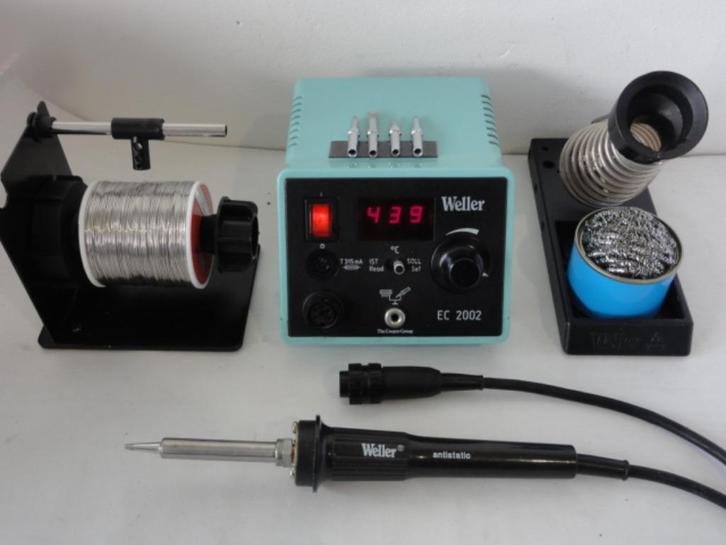 WELLER EC 2002 DIGITAAL SOLDEERSTATION +WELLER LR-21+ EXTRA, Hobby en Vrije tijd, Elektronica-componenten, Zo goed als nieuw, Ophalen of Verzenden