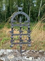 Decoratie kandelaar antiek ijzer, Ophalen of Verzenden, Gebruikt