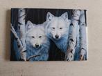 Magneet met 2 witte wolven NIEUW, Verzamelen, Ophalen of Verzenden, Nieuw