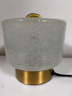 vintage tafellamp van Peill & Putzler dik ijsglas, Ophalen of Verzenden, Zo goed als nieuw, Glas, Minder dan 50 cm