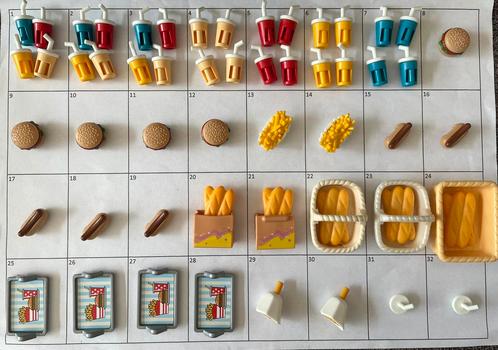 Losse onderdelen eten patat milkshake hamburger hotdog, Kinderen en Baby's, Speelgoed | Playmobil, Nieuw, Los playmobil, Ophalen of Verzenden