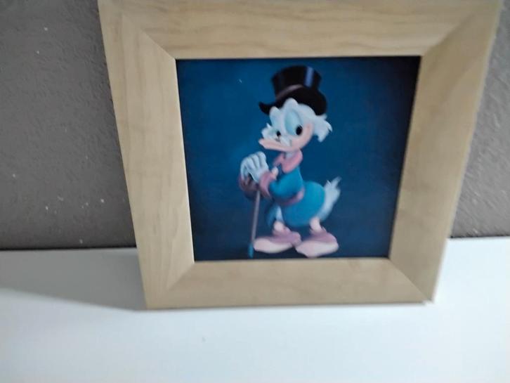 Leuk schilderij lijstje van dagbert duck, Huis en Inrichting, Woonaccessoires | Lijsten, Zo goed als nieuw, Minder dan 50 cm, Minder dan 50 cm