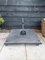 Zware verrijdbare parasolvoet 80x80, Tuin en Terras, Ophalen, Gebruikt, Minder dan 1 meter, Parasolvoet